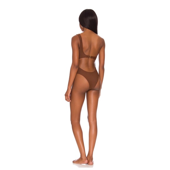 NWT Revolve Tularosa Adaire One Piece, chocolate brown, small - Picture 3 of 7